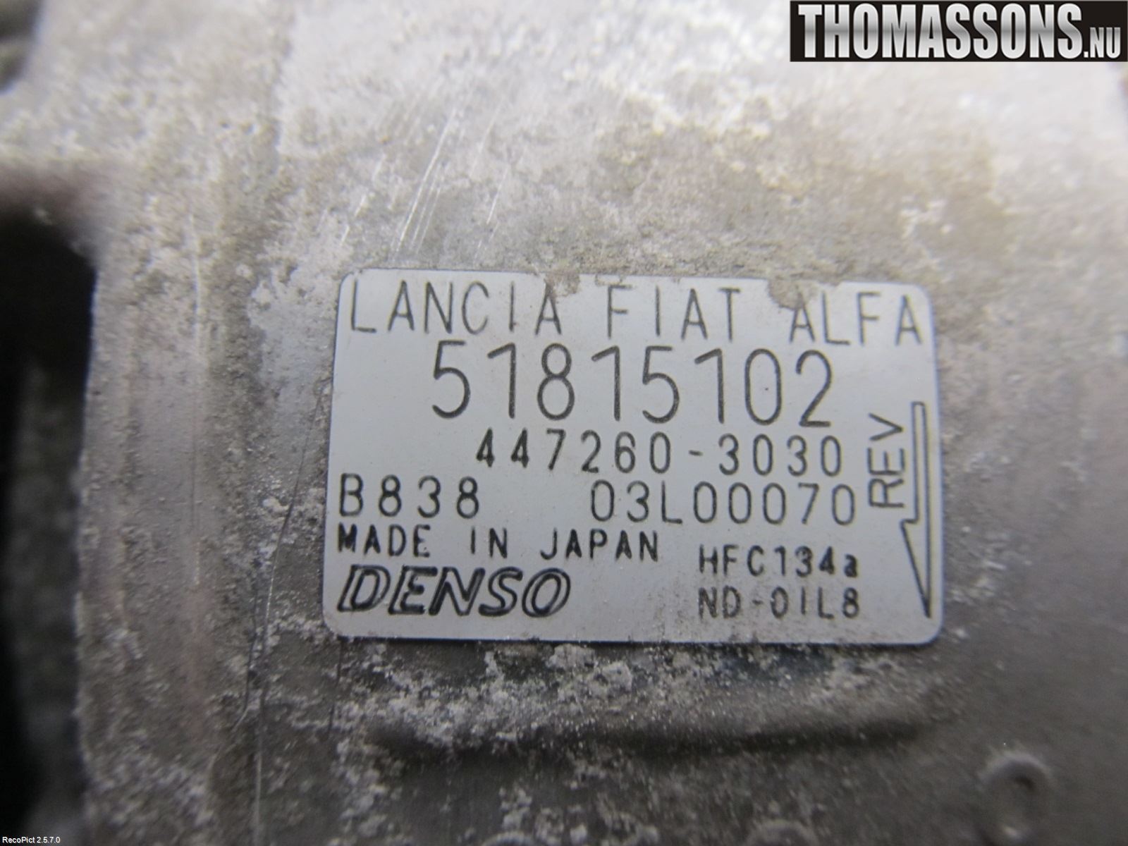 Lancia DELTA Ac Kompressor