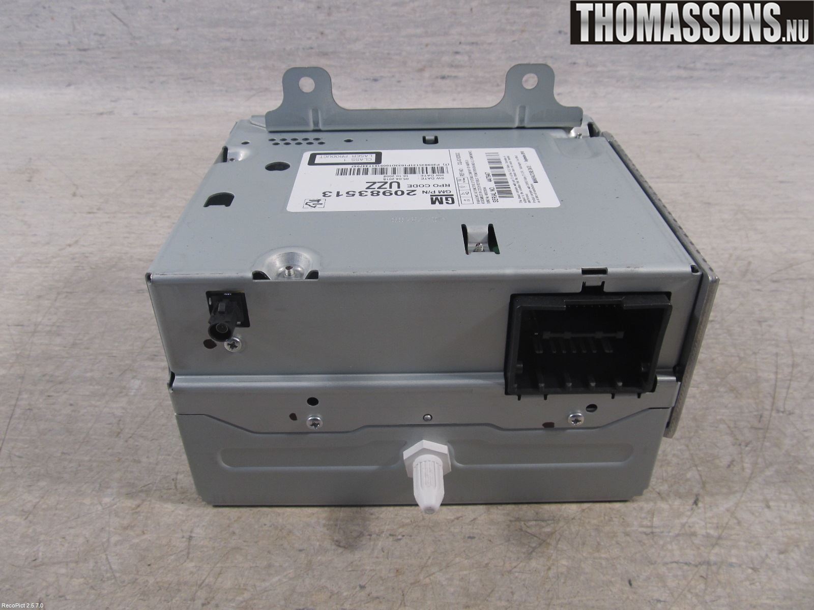 Opel ASTRA J 10-15 Radio