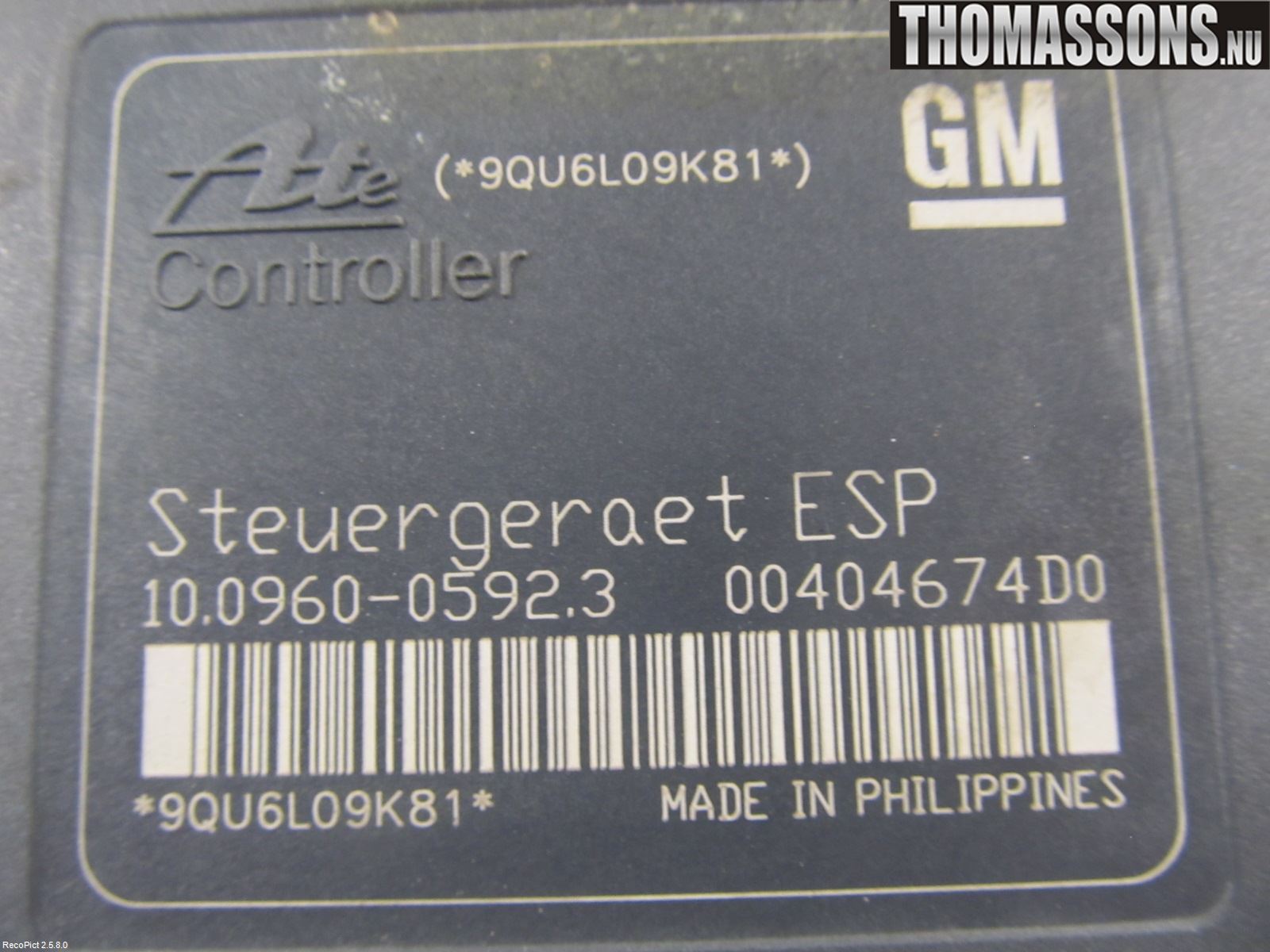 Opel ZAFIRA B 06-14 Abs Hydraulaggregat