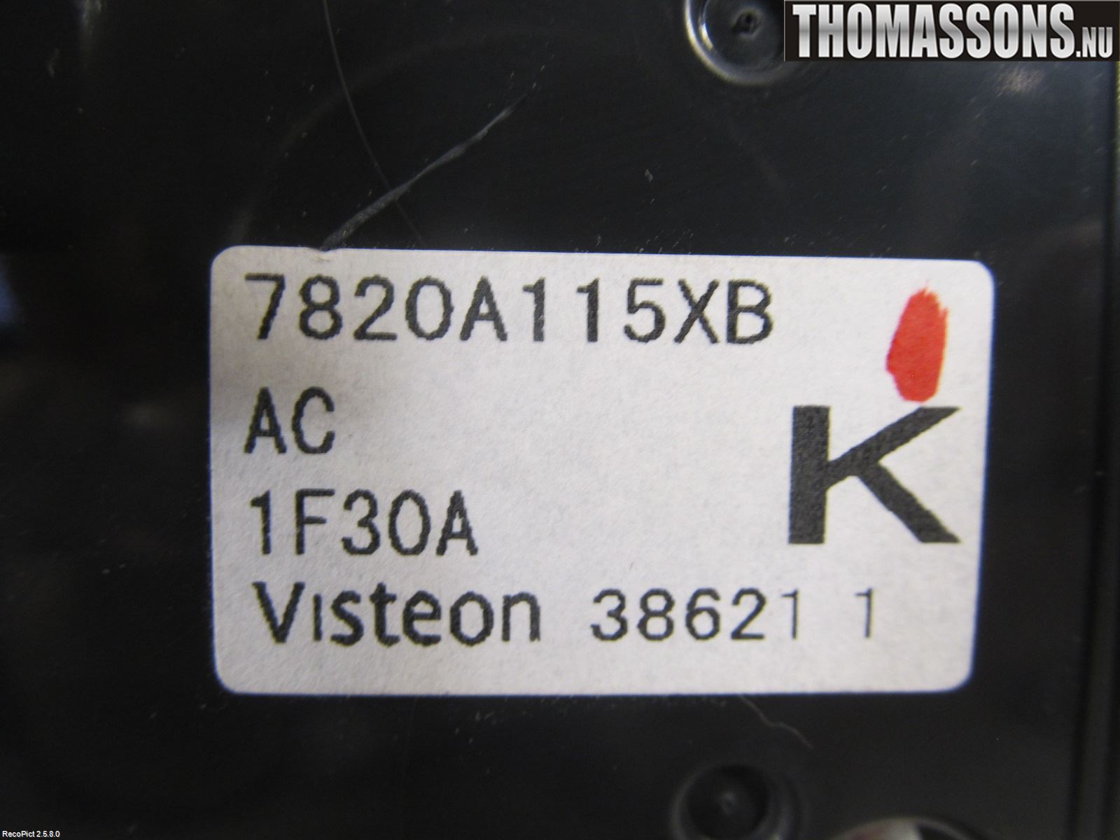 Mitsubishi ASX 10-22 Ac Styrenhet Ac Manöveren