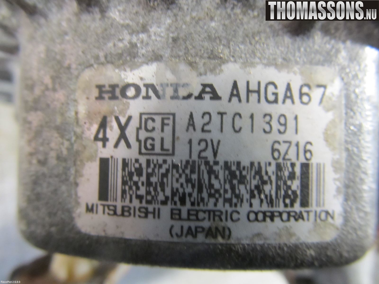 Honda FR-V Generator