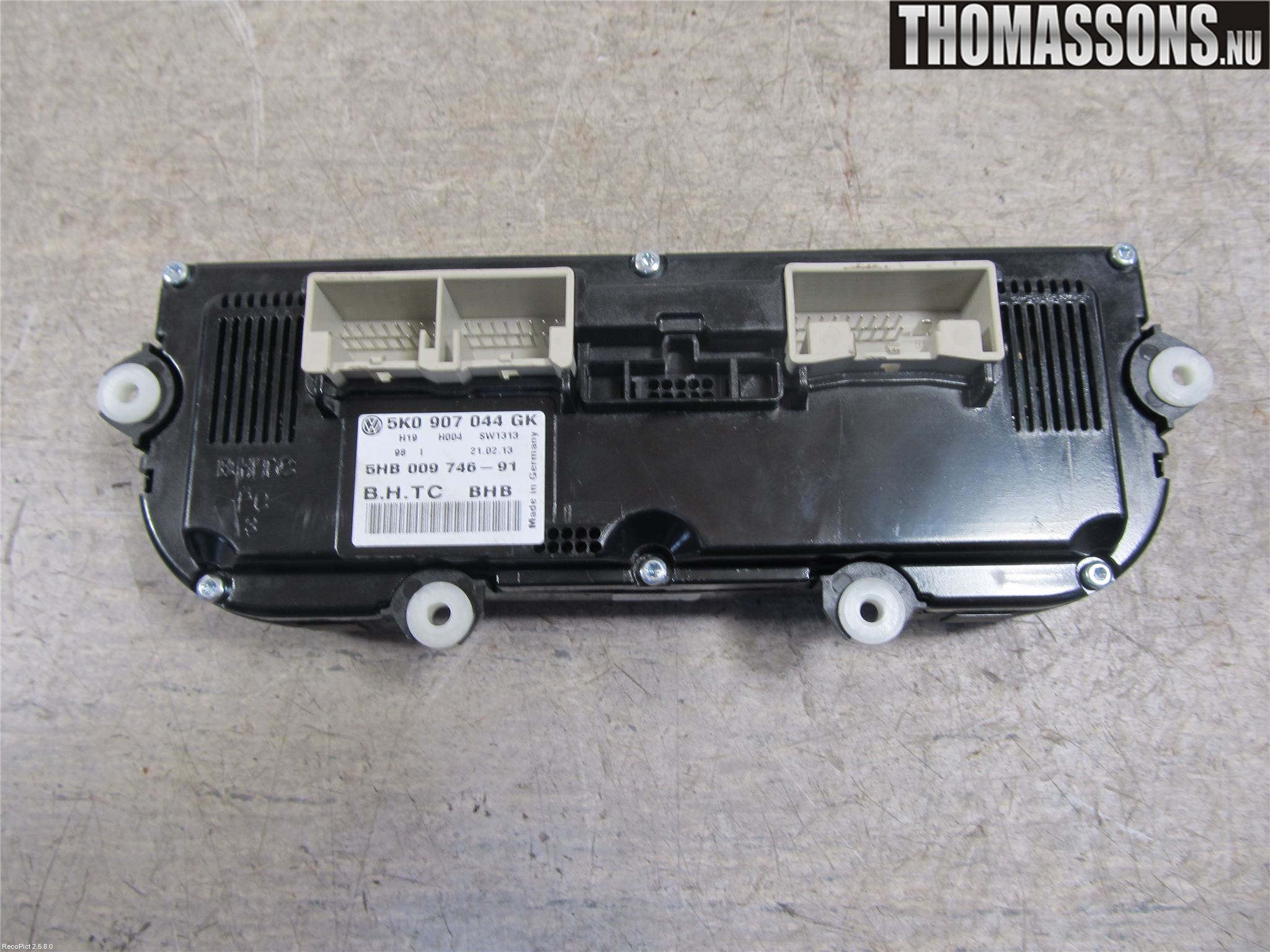 Volkswagen VW GOLF VI 09-13 Ac Styrenhet Ac Manöveren