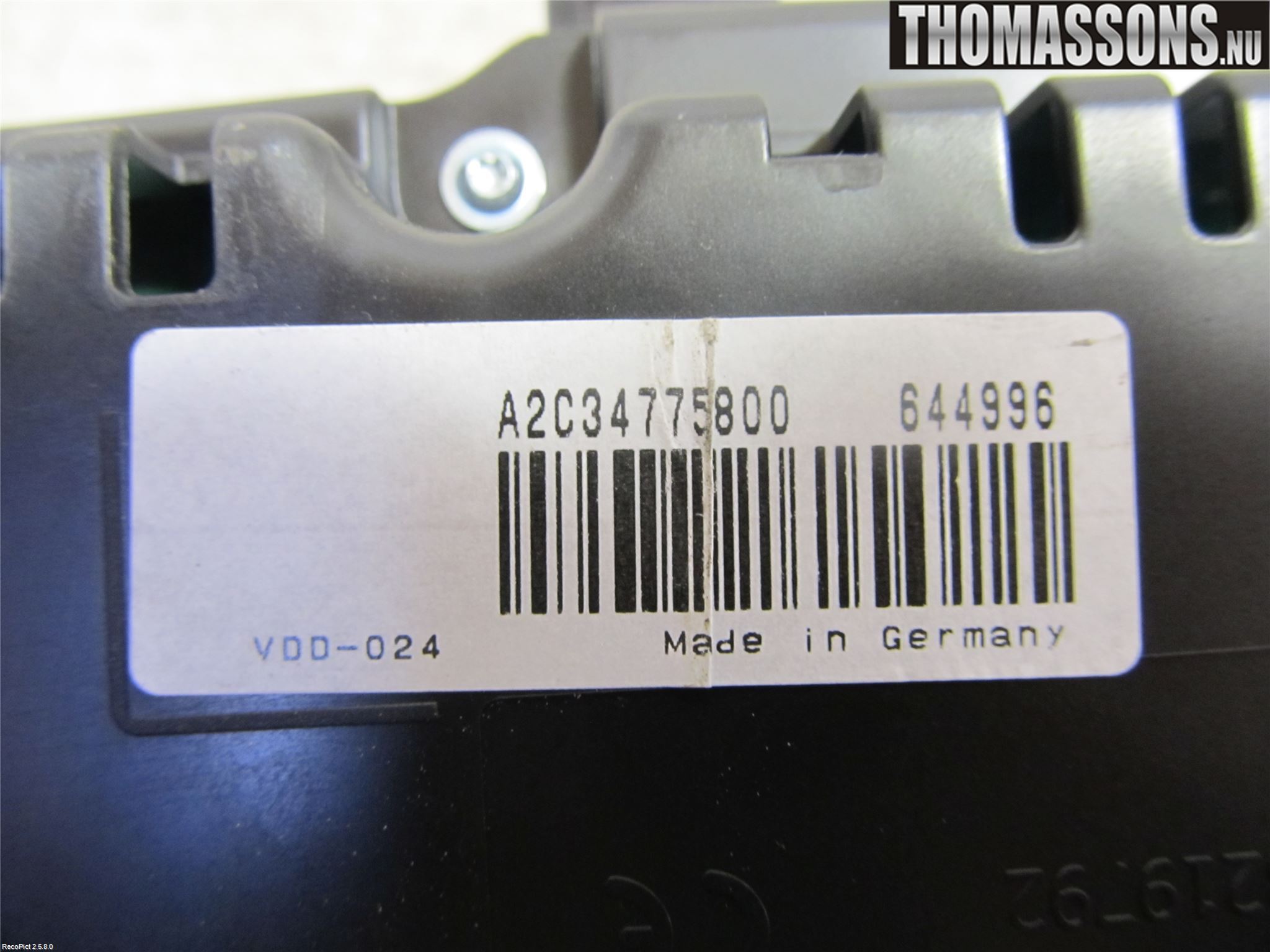 Volkswagen VW GOLF VI 09-13 Instrument Komb