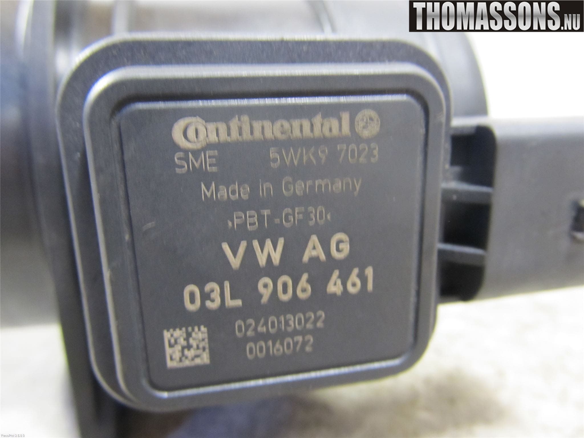 Volkswagen VW GOLF VI 09-13 Injluftmassamätare