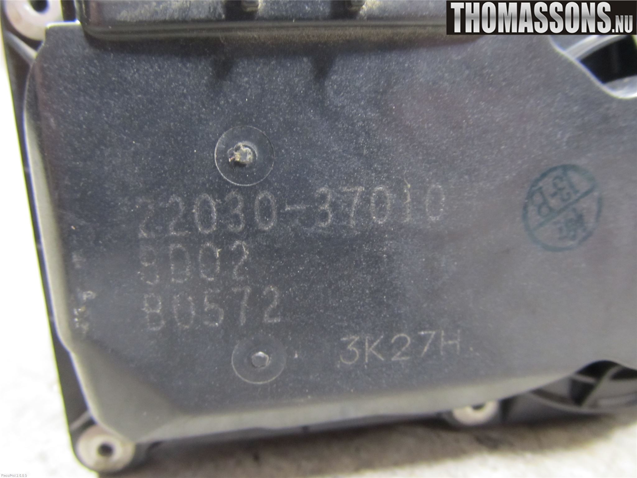 Toyota AURIS 07-09 Injspjällhus