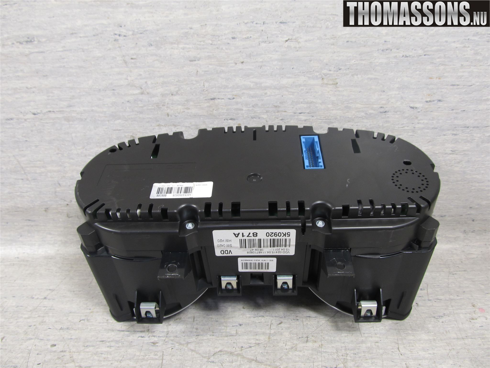 Volkswagen VW GOLF VI 09-13 Instrument Komb