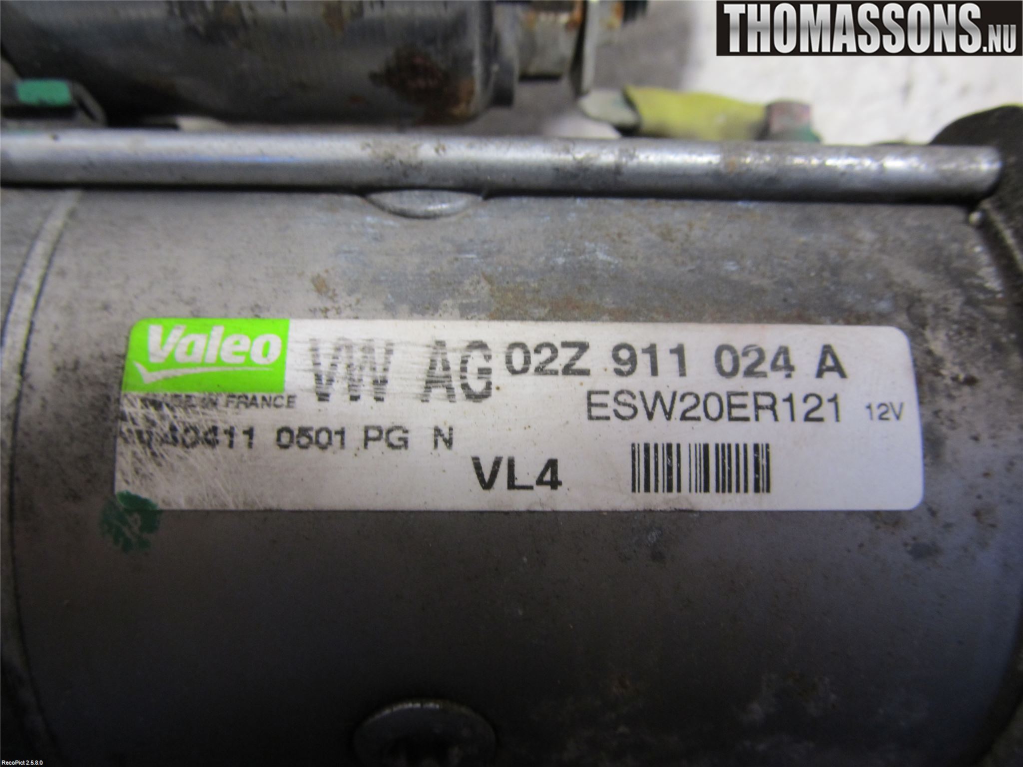 Volkswagen VW GOLF VI 09-13 Startmotor Diesel