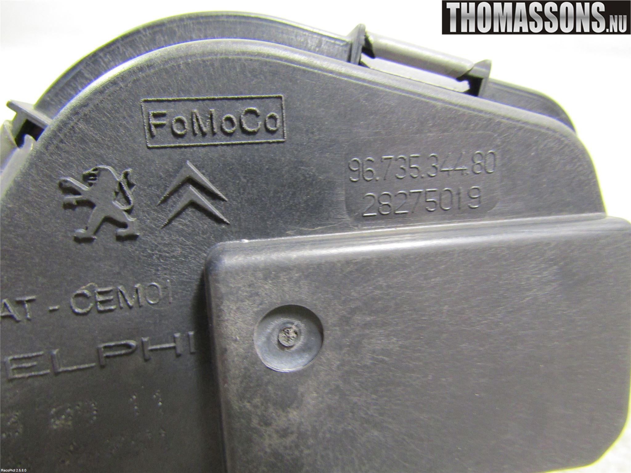 Volvo V60 11-13 Injspjällhus