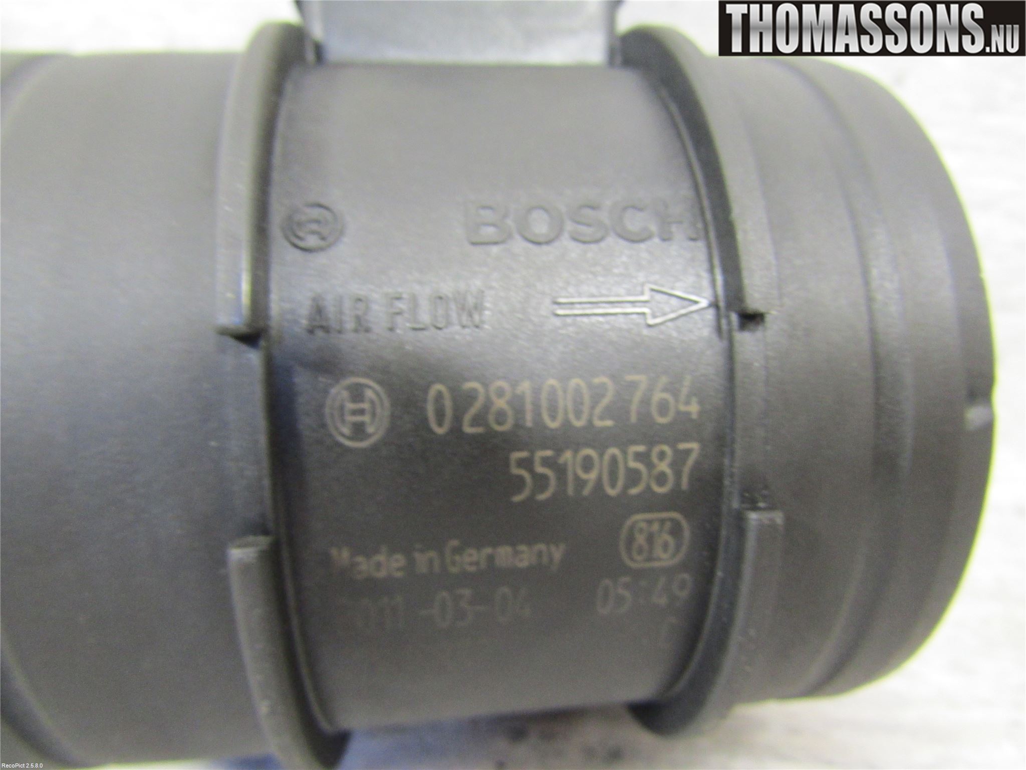 Saab 9-3 VER 2 Injluftmassamätare