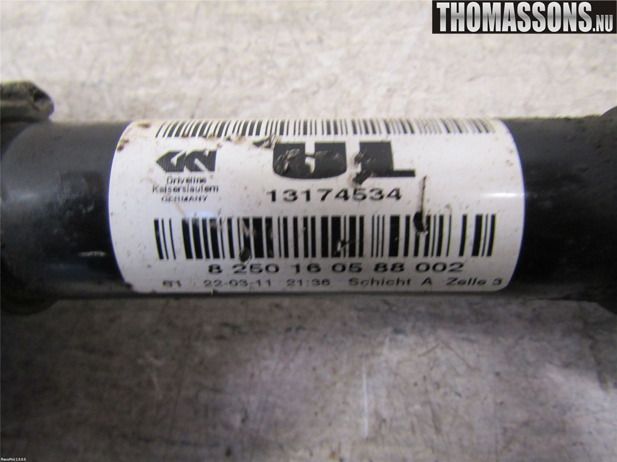 Saab 9-3 VER 2 Drivaxel Fram Vänster