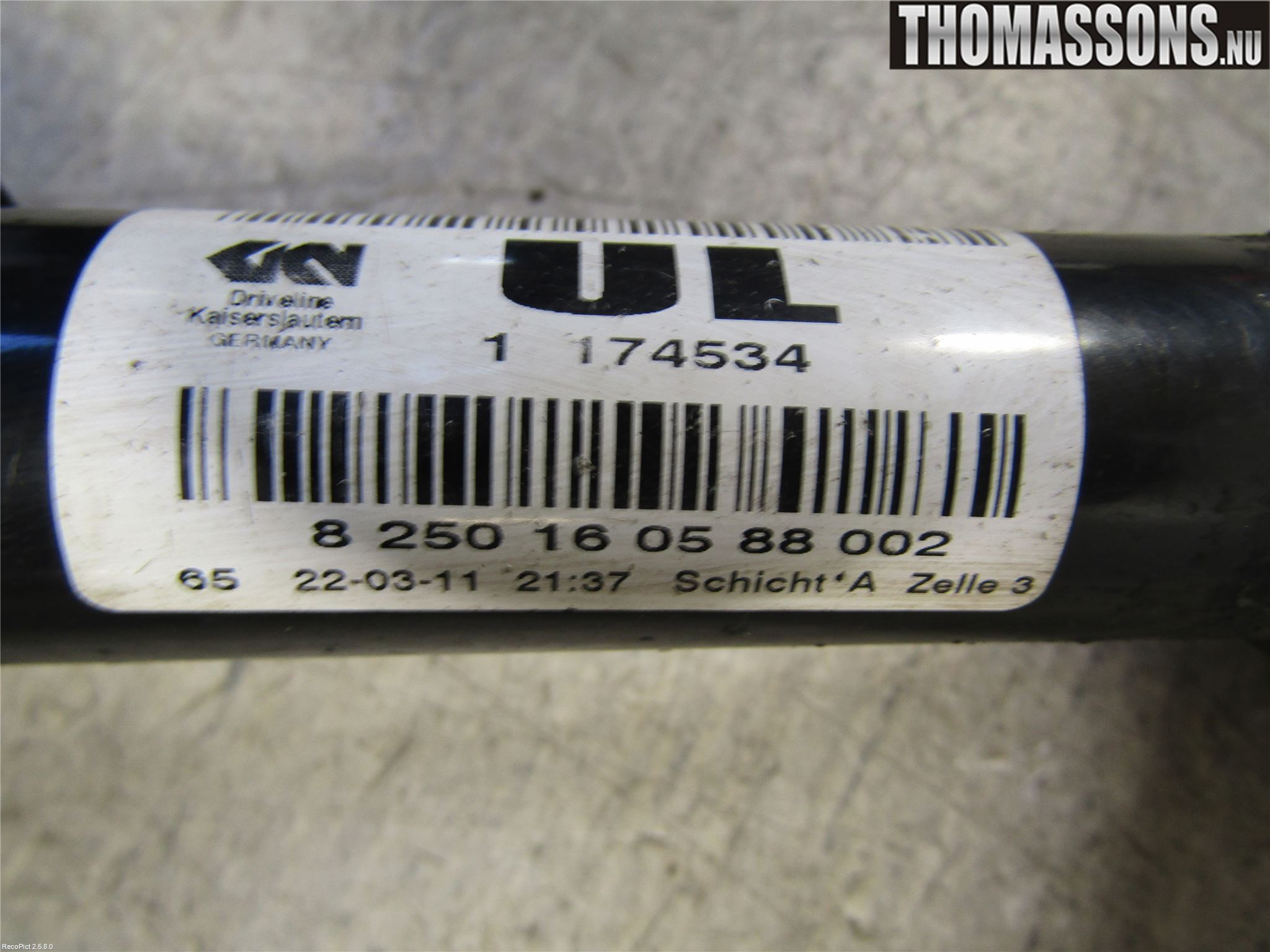 Saab 9-3 VER 2 Drivaxel Fram Höger