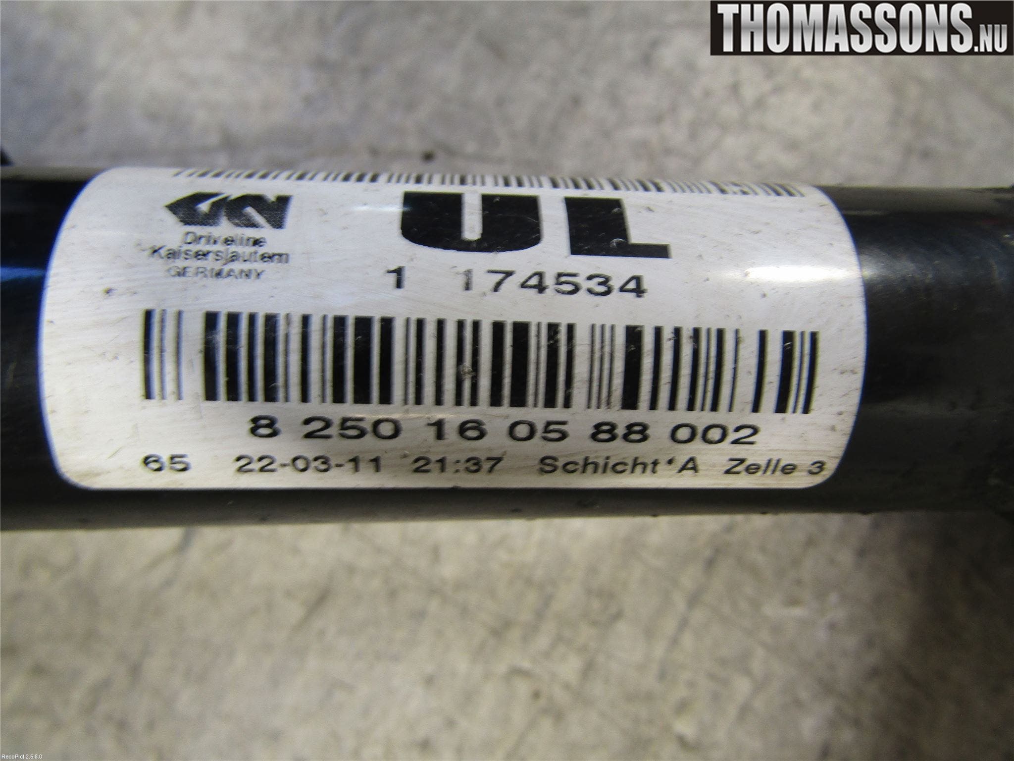 Saab 9-3 VER 2 Drivaxel Fram Höger