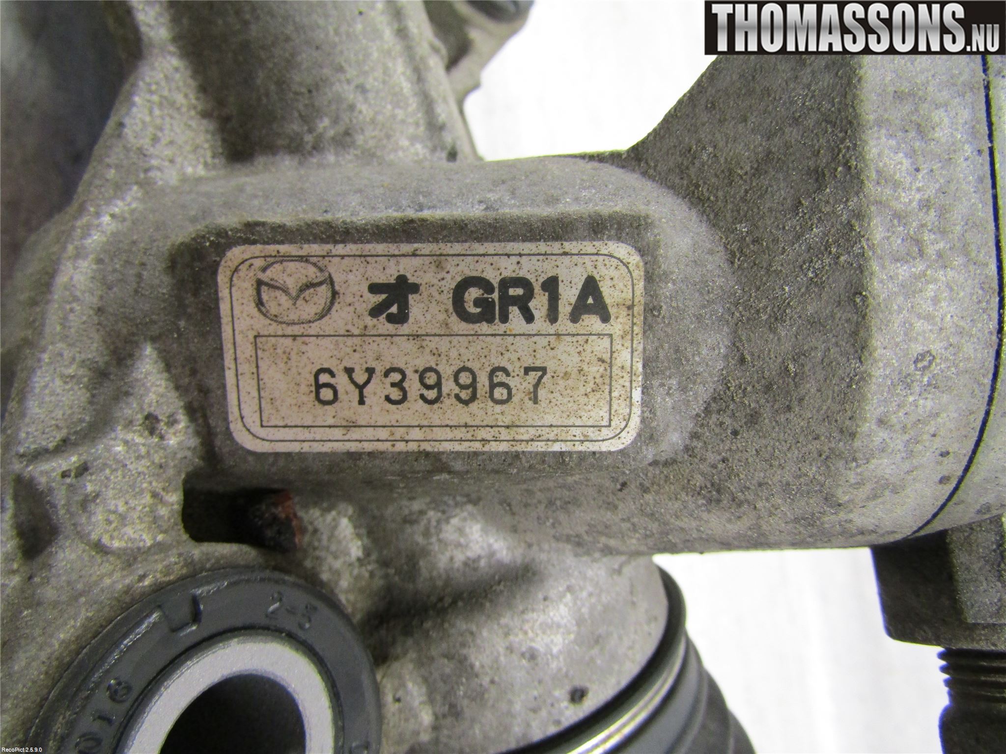 Mazda 6 02-08 Styrväxel Servo -Snäcka