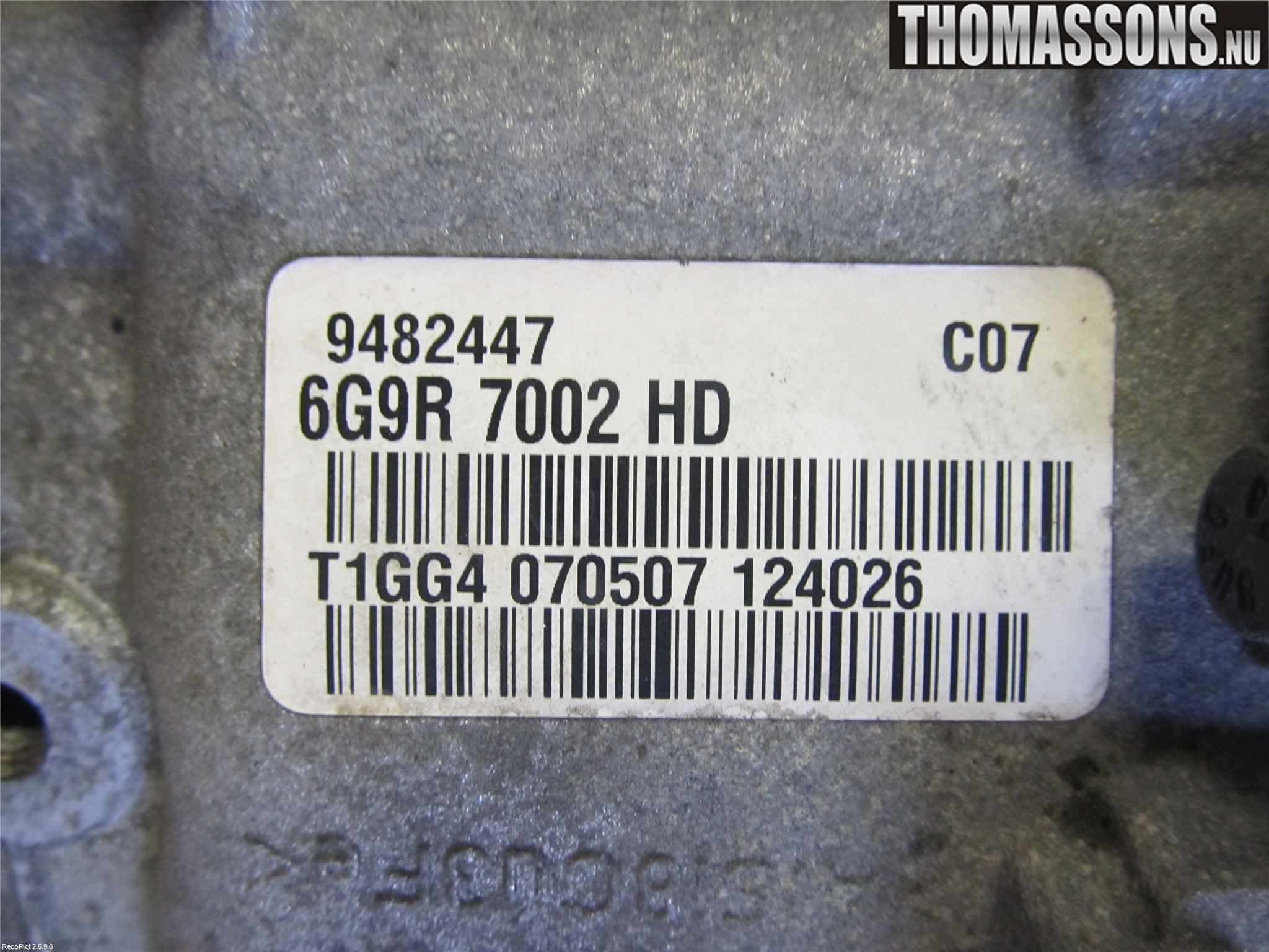 Ford S-MAX 06-15 Växellåda Man 6 Vxl