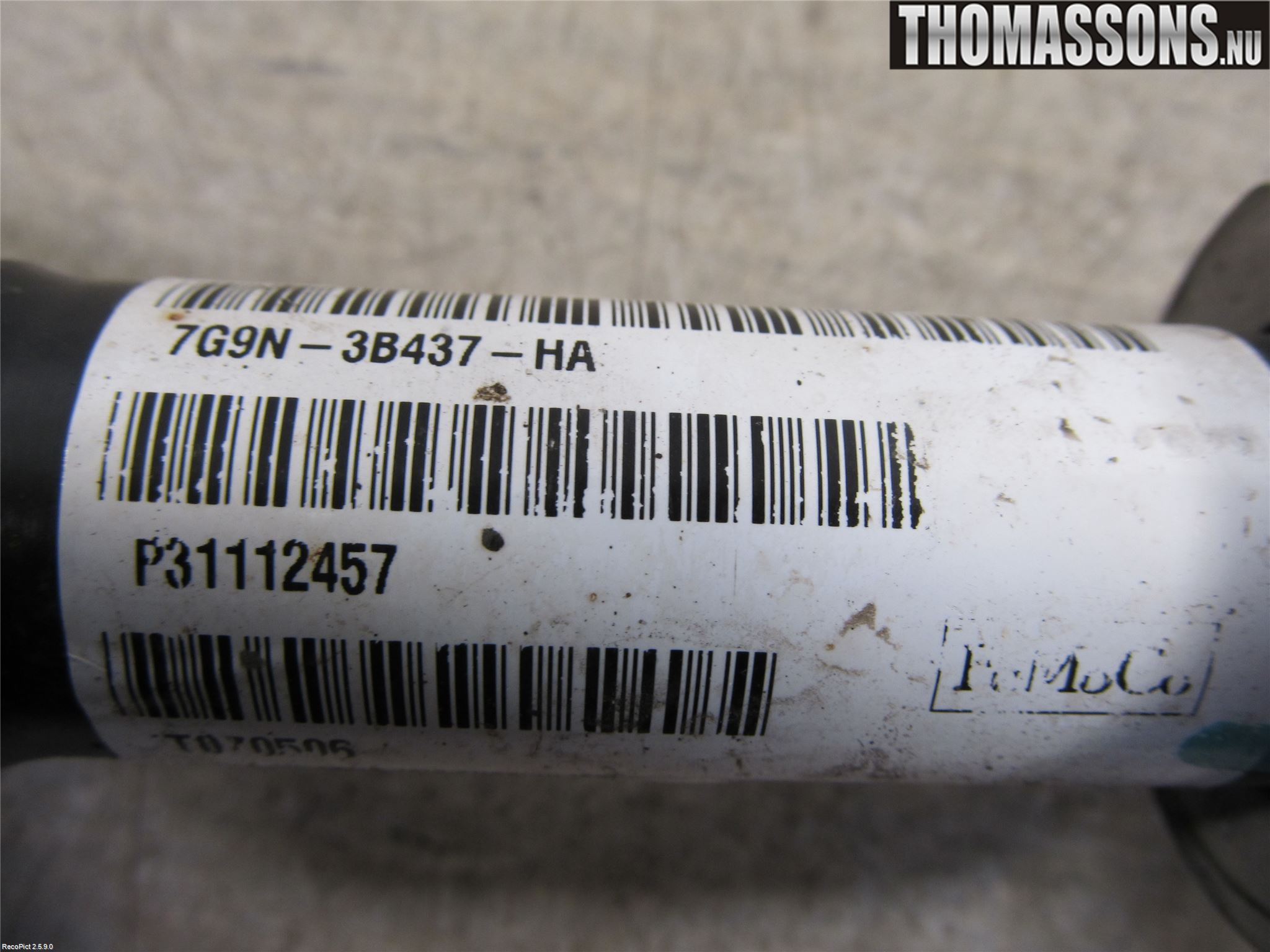 Ford S-MAX 06-15 Drivaxel Fram Vänster