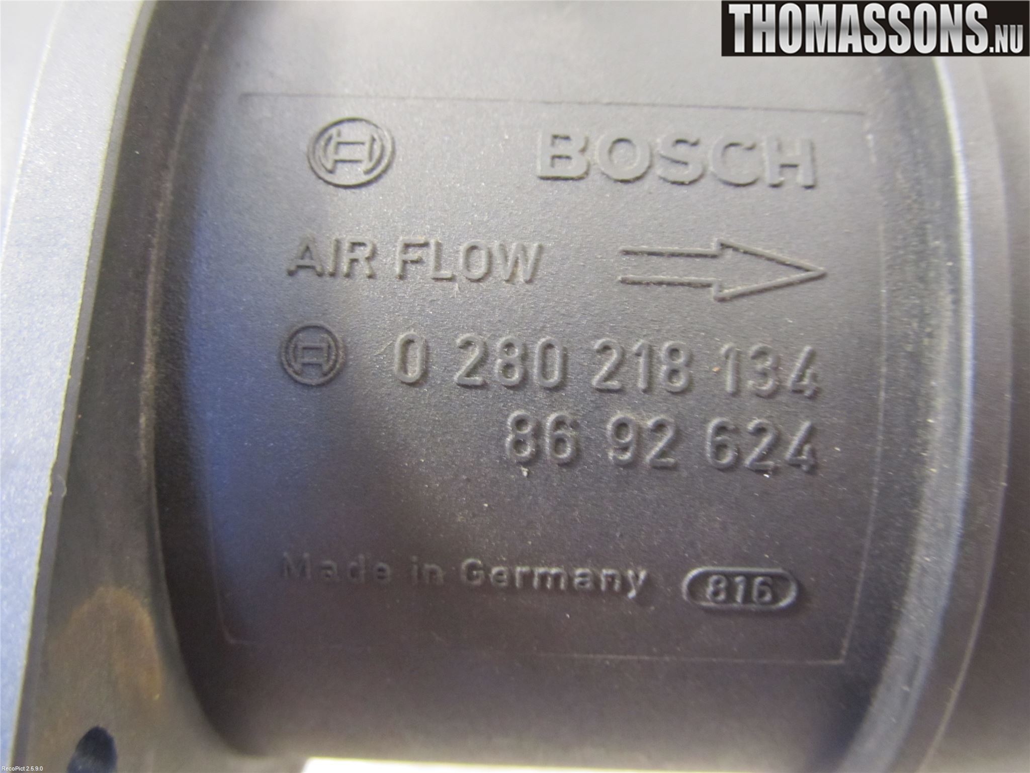 Ford S-MAX 06-15 Injluftmassamätare