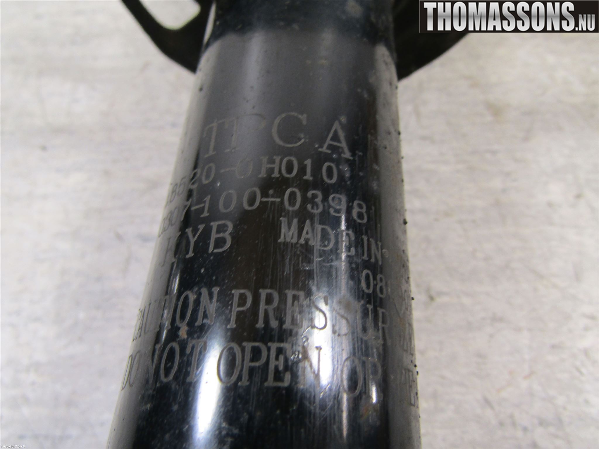 Toyota AYGO 06-14 Fjäderben Fram Vänster