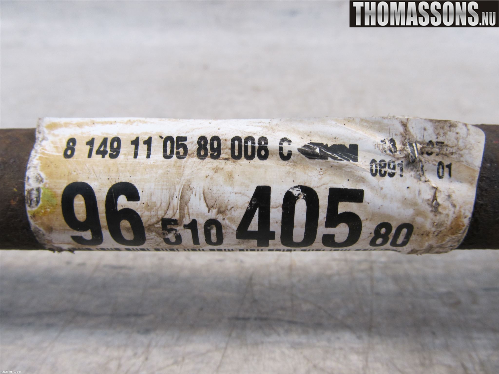 Peugeot 207 Drivaxel Fram Vänster