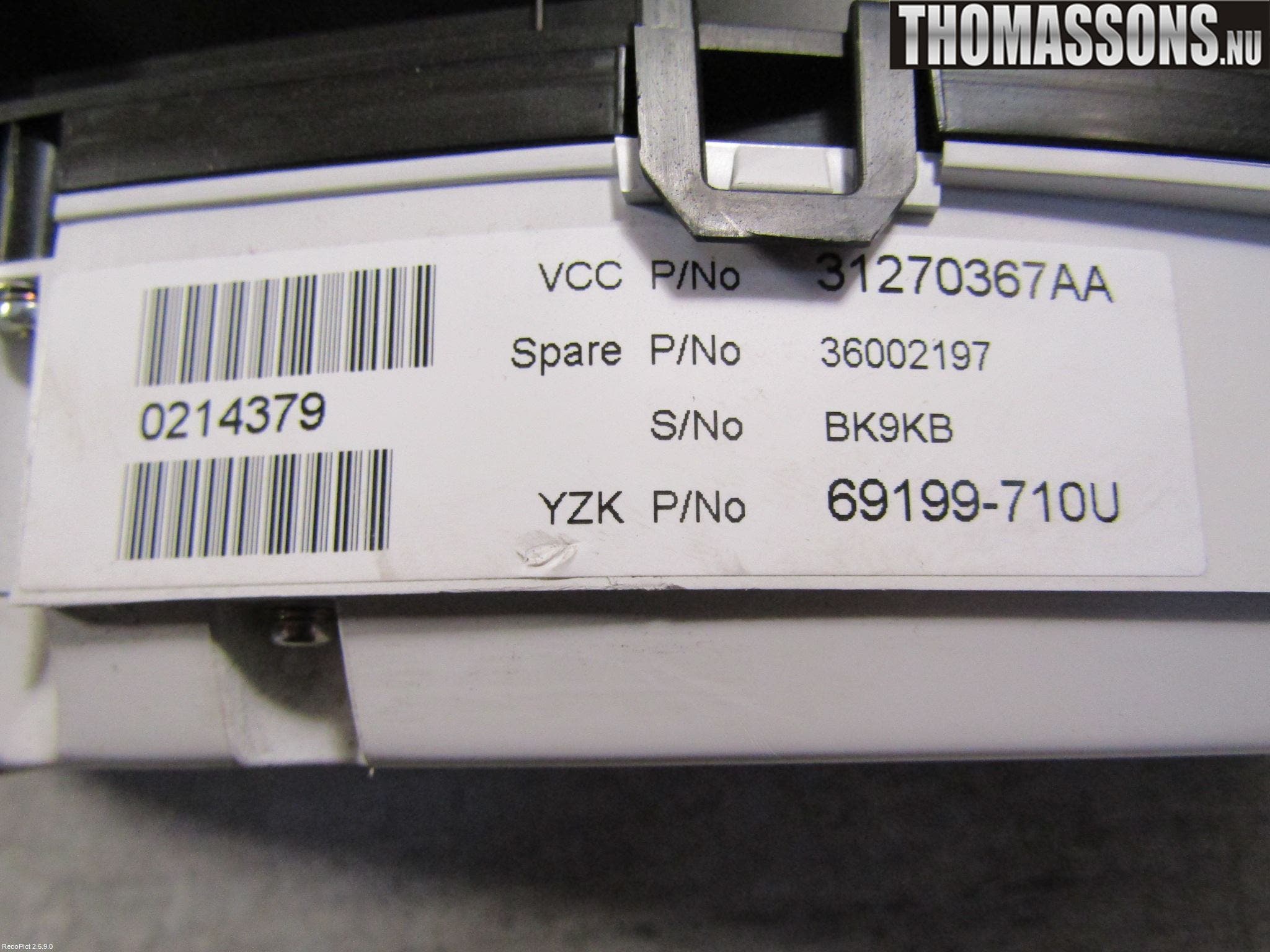 Volvo V70 08-13 Instrument Komb