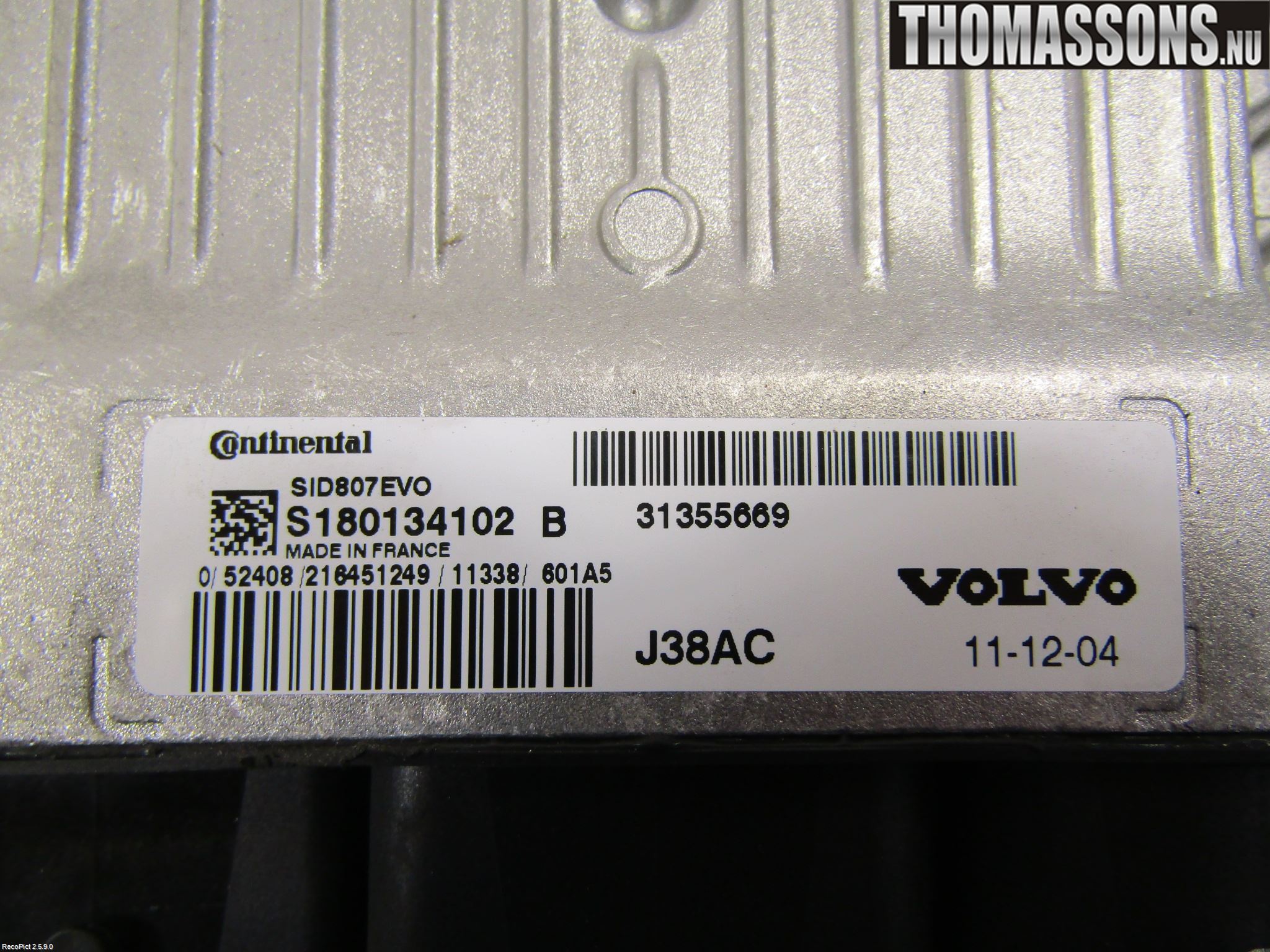 Volvo V60 11-13 Styrenhet Insprut Bensin