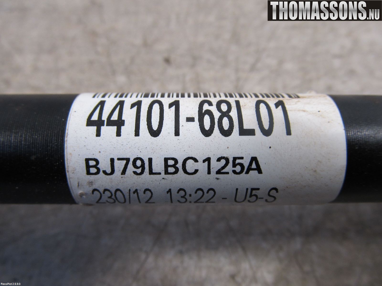 Suzuki SWIFT 11-16 Drivaxel Fram Höger