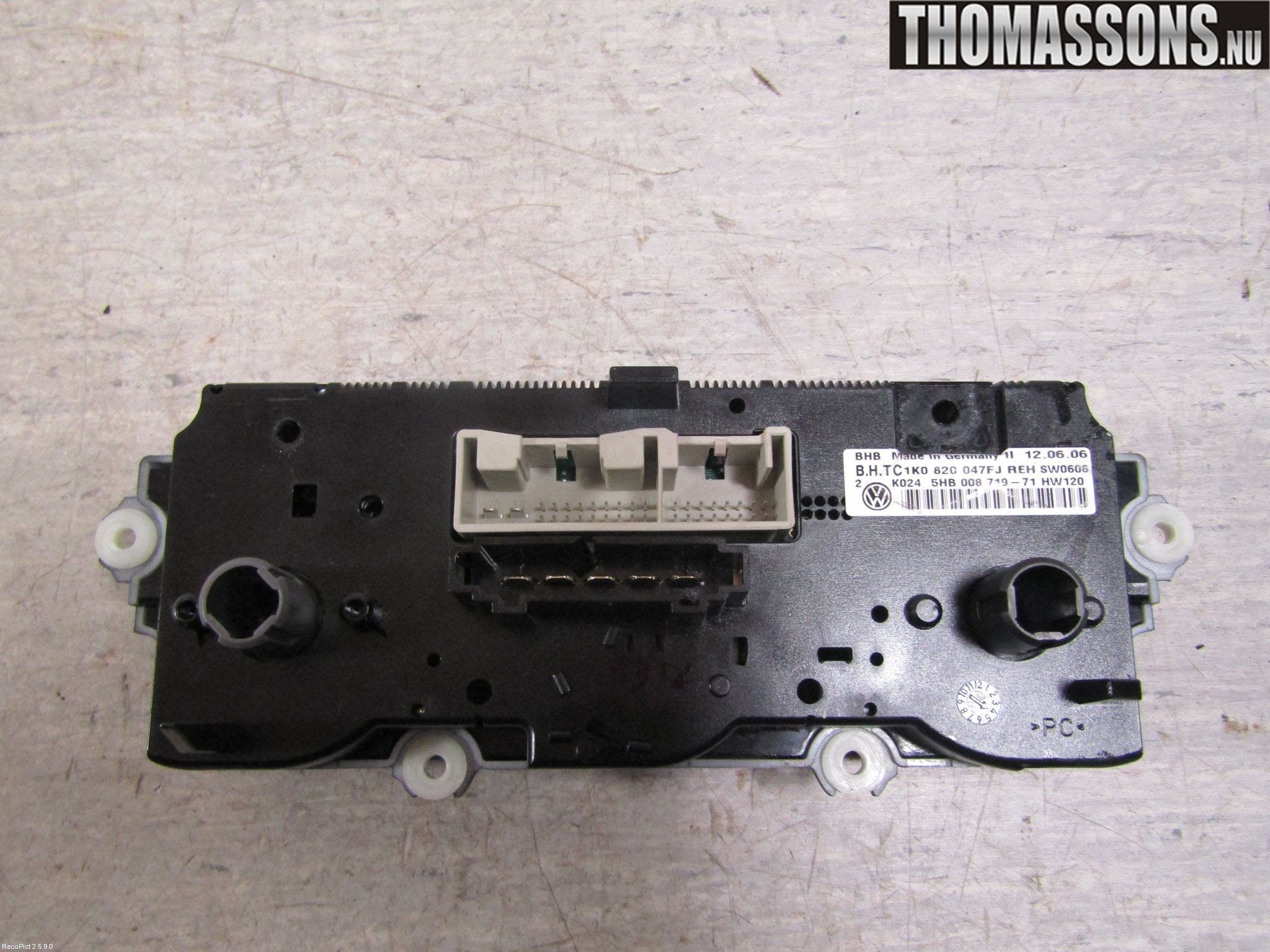 Volkswagen VW GOLF V 04-09 Ac Styrenhet Ac Manöveren