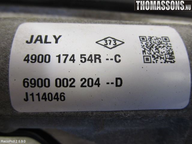 Dacia LODGY 12-18 Styrväxel Servo -Snäcka