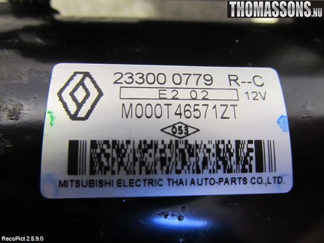 Dacia LODGY 12-18 Startmotor