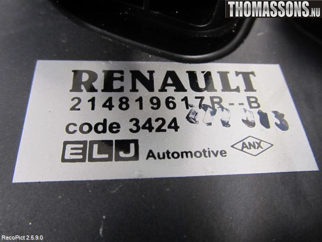 Dacia LODGY 12-18 Kylfläkt El