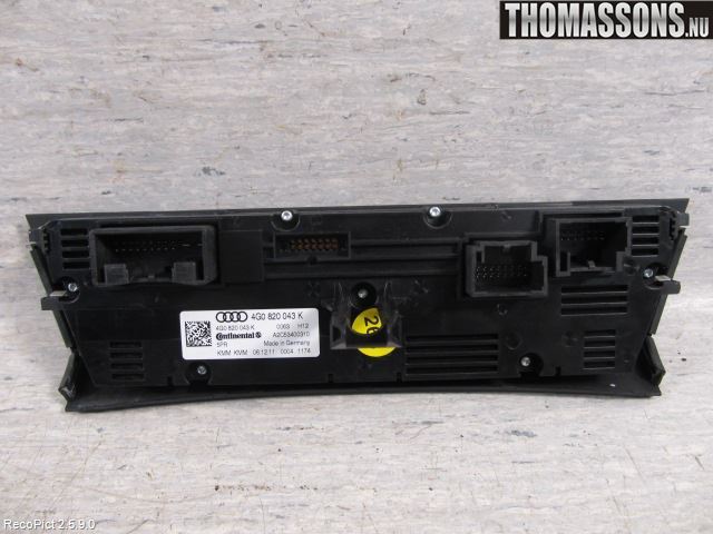 Audi A6/S6 4G 11-18 Ac Styrenhet Ac Manöveren