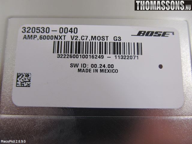 Audi A6/S6 4G 11-18 Radio-Stereo Förstärkare