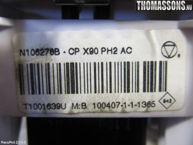 Dacia SANDERO 09-13 Ac Styrenhet Ac Manöveren