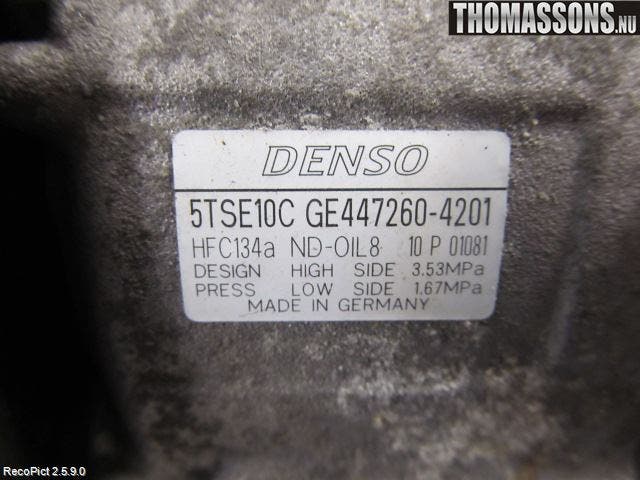 Toyota YARIS XP130 12-14 Ac Kompressor