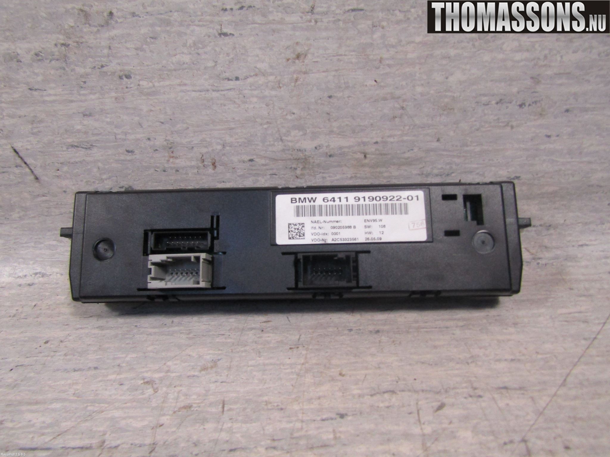 BMW 1 E87/81 5D/3D 03-11 Ac Styrenhet Ac Manöveren