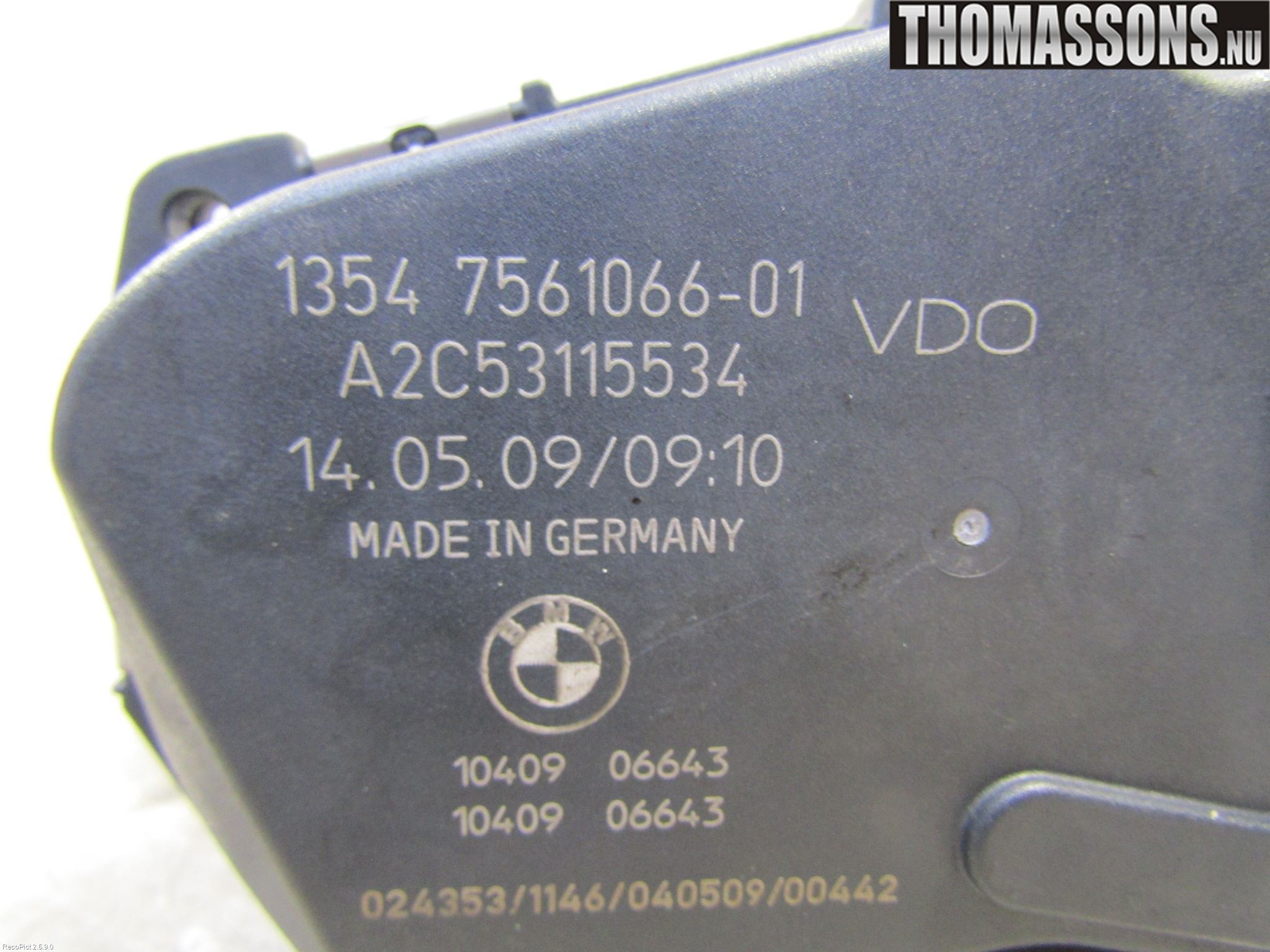 BMW 1 E87/81 5D/3D 03-11 Injspjällhus