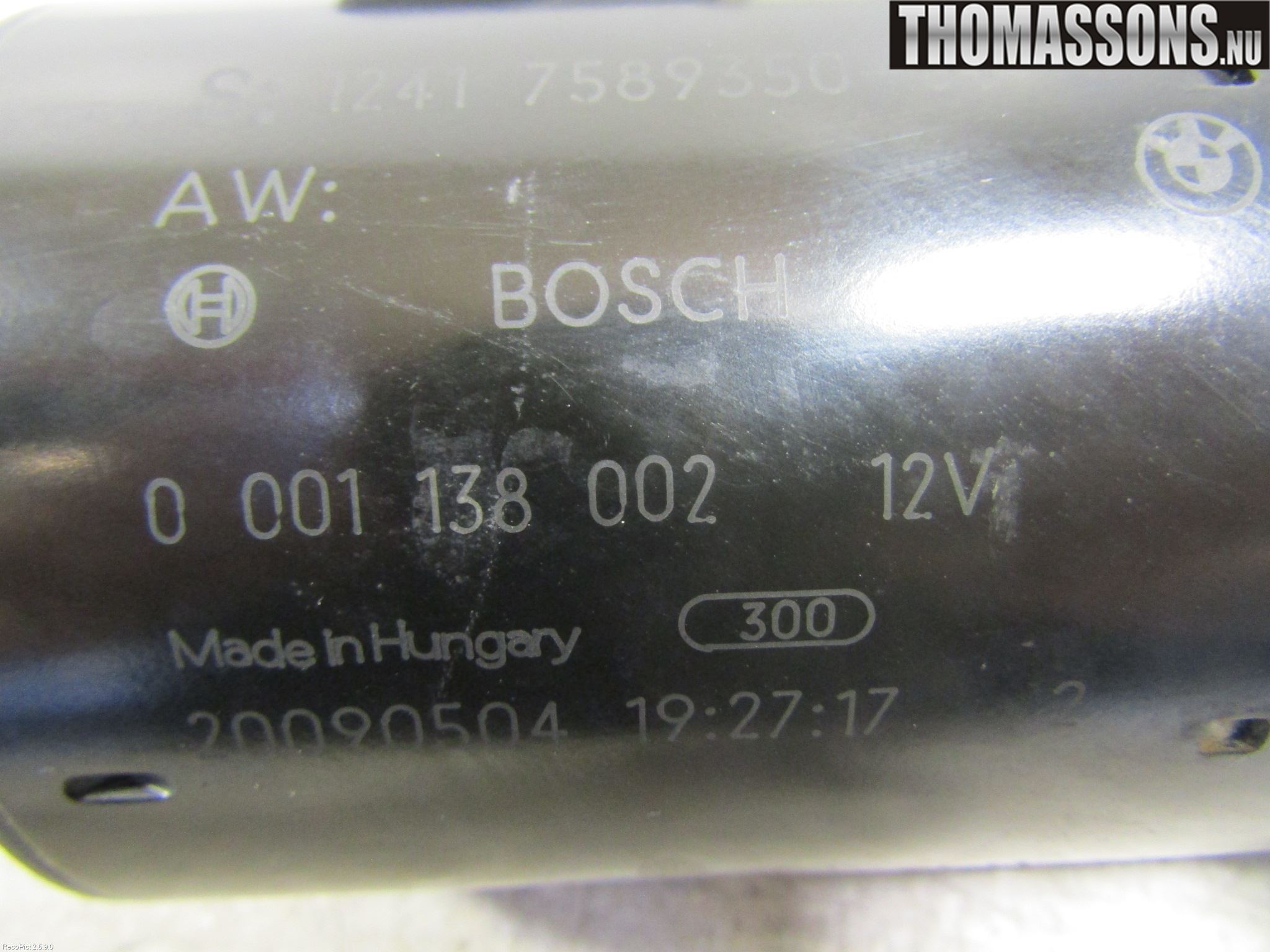 BMW 1 E87/81 5D/3D 03-11 Startmotor