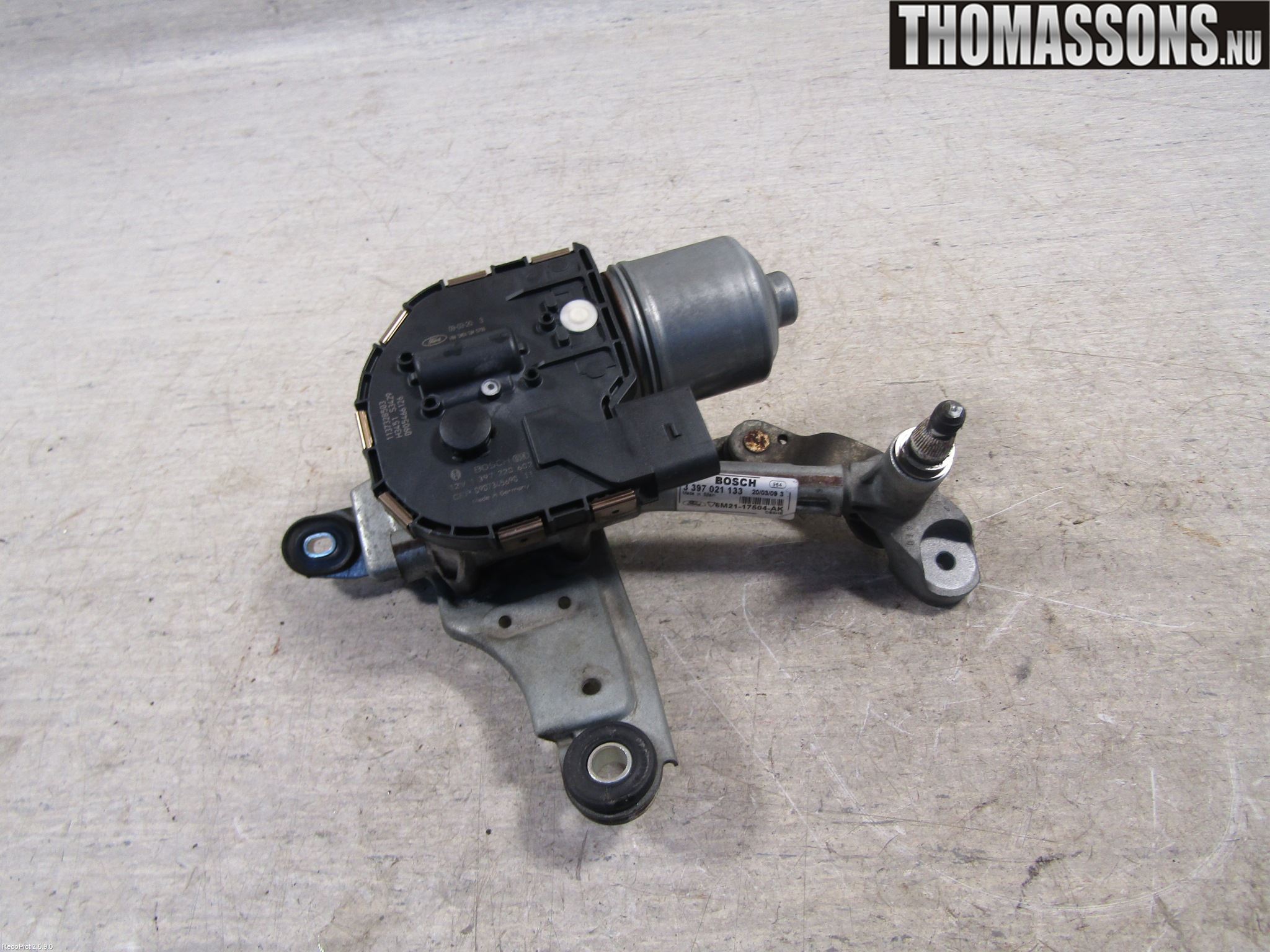 Ford S-MAX 06-15 Torkarmotor Vindruta