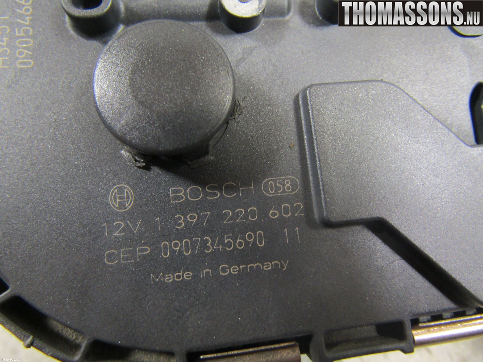 Ford S-MAX 06-15 Torkarmotor Vindruta