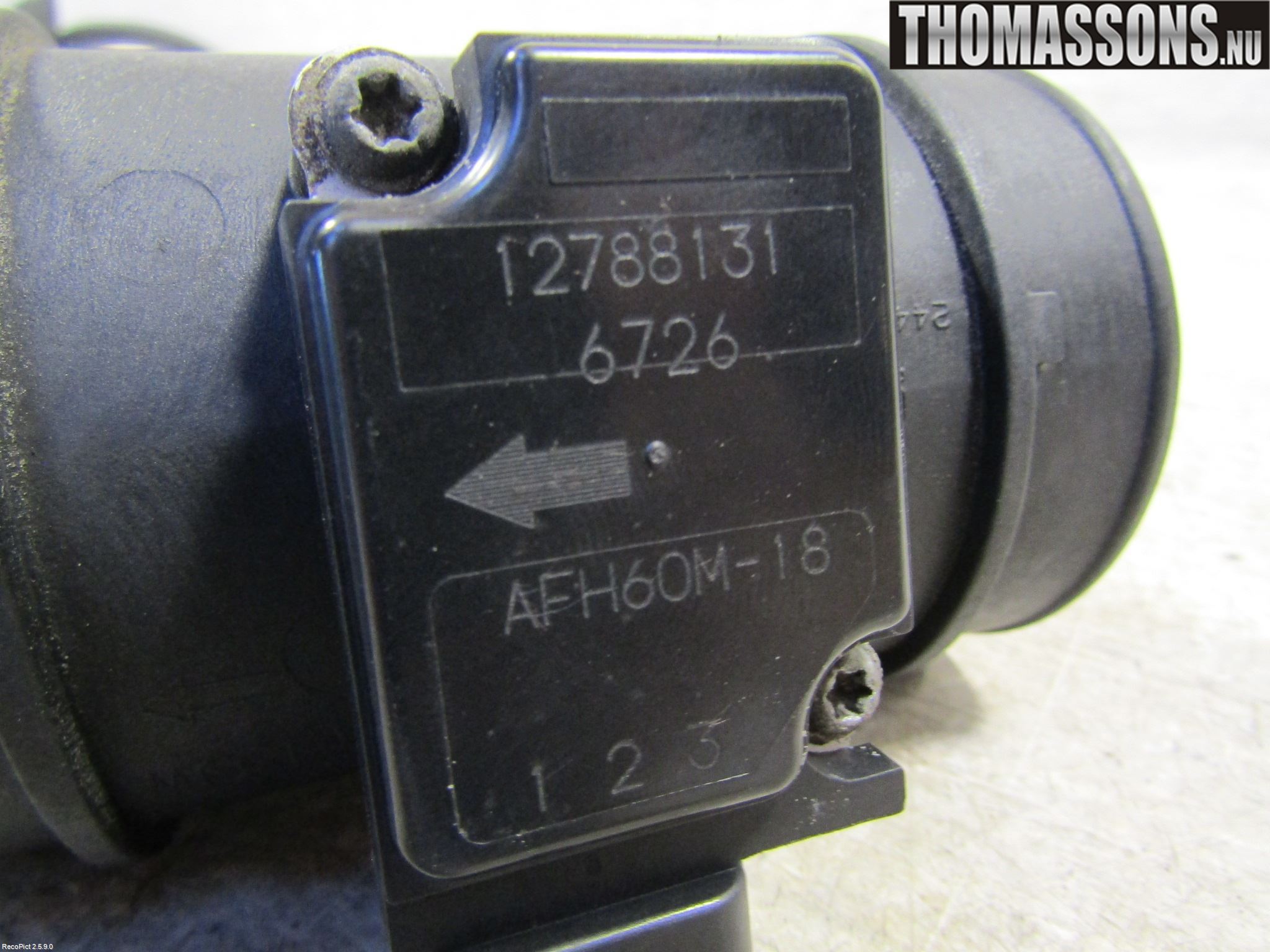 Opel VECTRA C 06-08 Injluftmassamätare