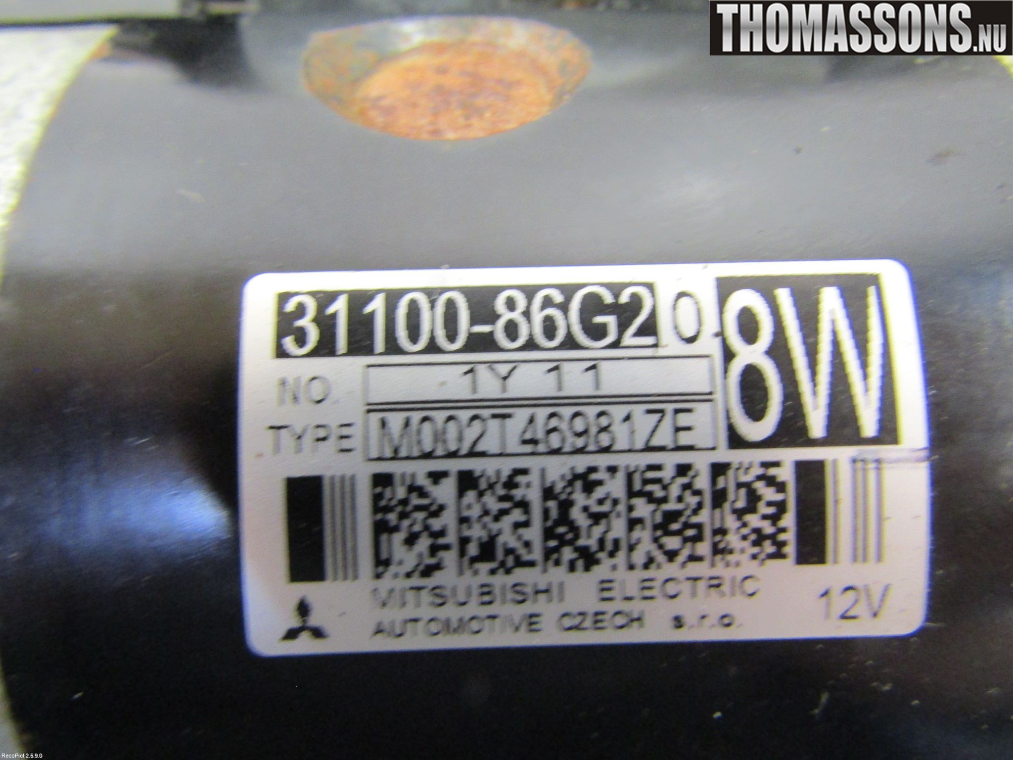 Suzuki SWIFT 11-16 Startmotor