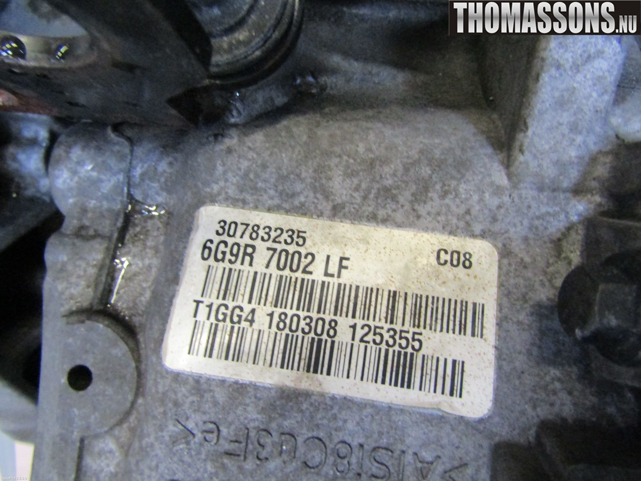 Volvo V70 08-13 Växellåda Man 6 Vxl