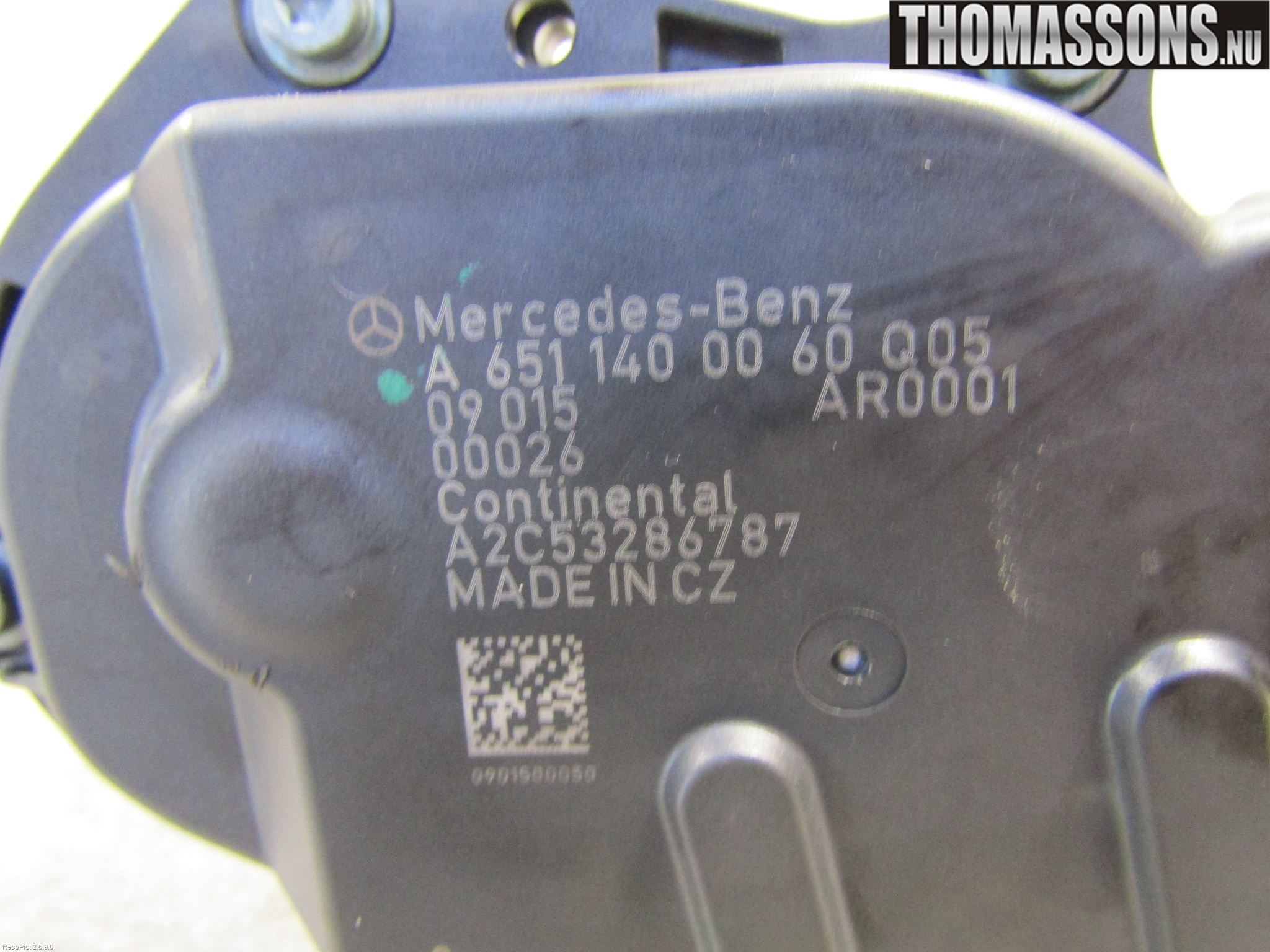 Mercedes-Benz MB E-KLASS (W212) 09-16 Egr Ventil