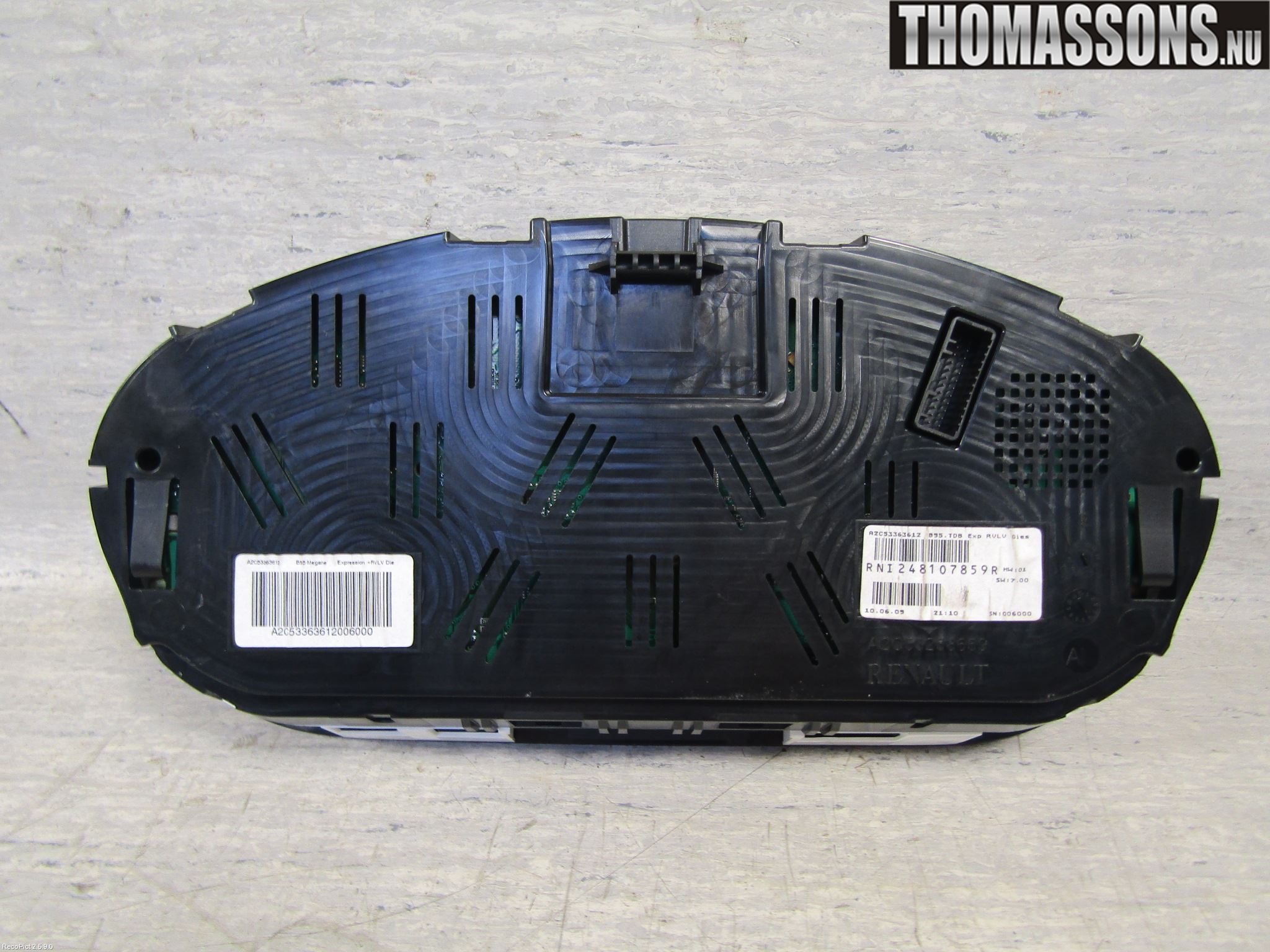 Renault MEGANE III 09-15 Instrument Komb