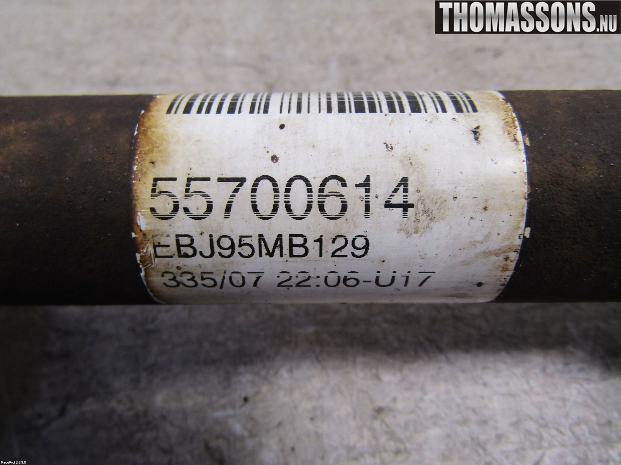 Fiat GRANDE PUNTO 05-10 Drivaxel Fram Vänster