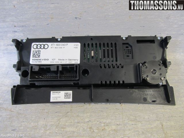 Audi A4/S4 08-11 Ac Styrenhet Ac Manöveren