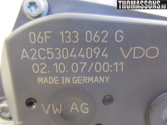 Audi A4/S4 08-11 Injspjällhus