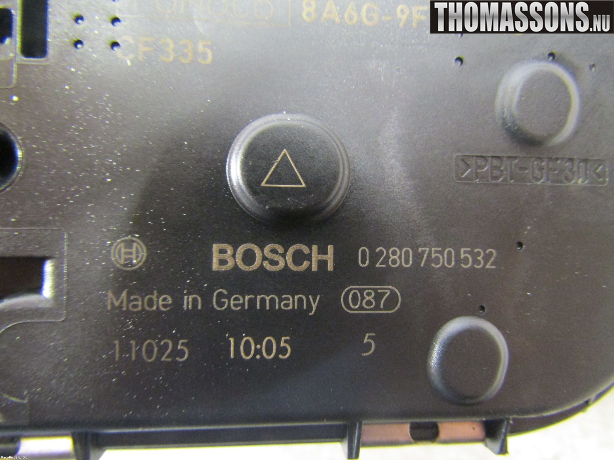 Ford FIESTA 09-12 Injspjällhus