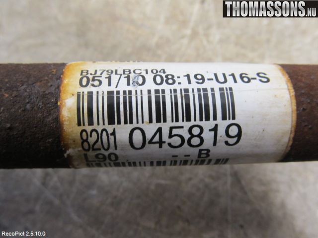 Dacia SANDERO 09-13 Drivaxel Fram Höger