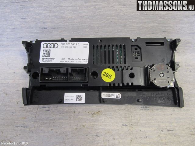 Audi A4/S4 08-11 Ac Styrenhet Ac Manöveren