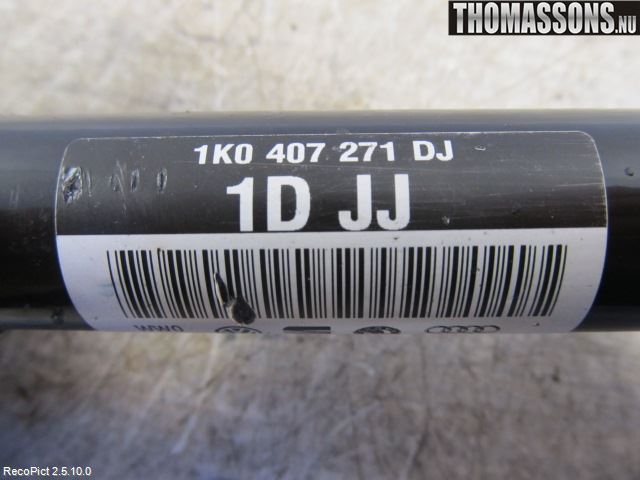 Volkswagen VW GOLF VI 09-13 Drivaxel Fram Vänster